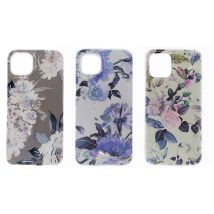 iPhone Compatible Metallic Floral Case - 3 Colours & 4 Models