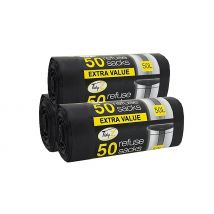 100, 200 or 400 TidyZ 50L Extra Strong Bin Bags
