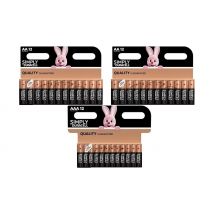 Pack of 36 Duracell Simply Long Life Batteries - 24 AA & 12 AAA
