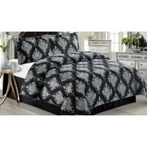 3-Piece Quilted Jacquard Bedspread - 3 Colours