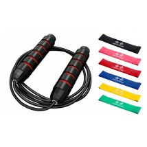 Skipping Rope and Resistance Band Fitness Bundle - 3 Options