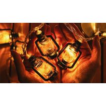 5 or 7m Solar Retro Kerosene Bottle String Lights