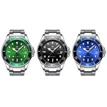 Fngeen Men's Quartz Stainless Steel Bracelet Watch - 3 Colours