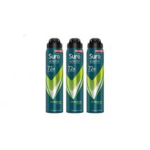 3-Pack Sure Men's 72-Hour Non-Stop Anti-Perspirant - 6 Options