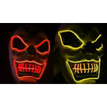 Halloween Light-Up Glowing Mask - 3 Designs, 9 Colours