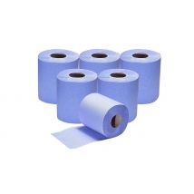 12-Pack of 2-Ply Centrefeed Blue Rolls