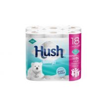 Hush 3-Ply White Toilet Tissue Paper - Up to 36 Rolls!
