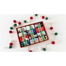 12-Pack of Christmas Gift Socks in Gift Box - 2 Colours