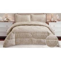 3-Piece Bridal Jacquard Quilted Bedspread Set - 8 Colours, 3 Sizes!