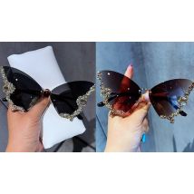 Statement Rhinestone Butterfly Sunglasses - 5 Colours