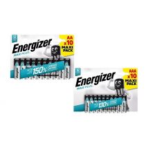 Energizer MaxPlus Alkaline AA or AAA Batteries - 6 Options