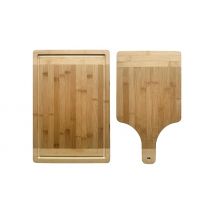 2-Piece Bamboo Chopping Board Collection