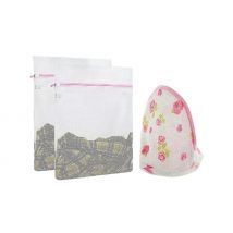 3 Pack of Zipped Mesh Laundry Wash Bags - Ideal For Delicates!