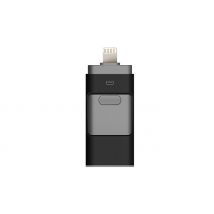 16, 32 or 64GB 3 in 1 Flash Drive - 3 Colours