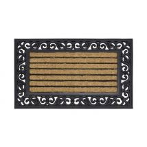 Outdoor Rubber Coir Tuff Scrape Doormat - 1 or 2-Pack!