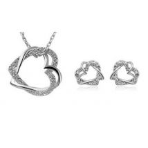 Intertwined Love Heart Set -2  Colours