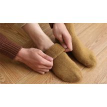 5-Pairs of Thickened Fleece-Lined Warm Socks - 8 Colours