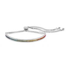 Rainbow Crystal Friendship Bracelet