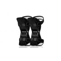 Pair of Joint-Support Knee Protectors With Metal Hinge