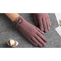 Stitched Bow Gloves - 5 Colours