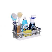 Multifunctional Draining Sink Caddy & Brush Holder - 2 Colours