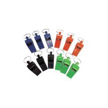 12-Pack Plastic Whistles