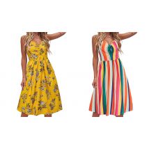Women's Floral Swing Dress - 6 Designs & 5 Colours