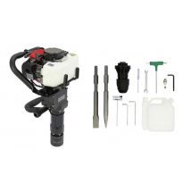 T-Mech 2-Stroke Petrol Post Driver With Jack Hammer & Chisel