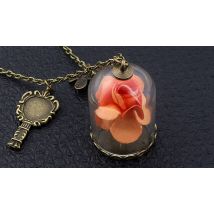 Fantasy-Inspired Rose Dome Necklace - 3 Colours