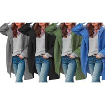 Women's Loose Coat - 4 Colours & 6 Sizes