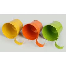 10-Pack of Colourful Hanging Flower Pots