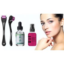 IB Derma Roller, Disinfectant & Collagen Serum Set - 10 Sizes