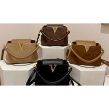 Women's V-Detail Crossbody Handbag - 8 Options!