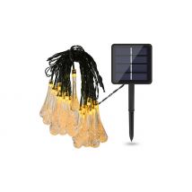 5, 7 or 12m Bubble Droplet LED Solar Lights - 3 Colours