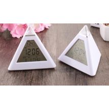Colour Changing LED Digital Pyramid Alarm Clock
