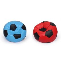 PU Leather Football Beanbags - 2 Colours