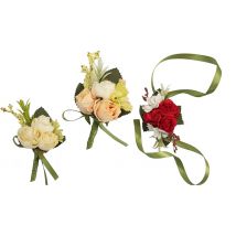 Bridesmaid Rose Corsage - 2 Designs & 5 Colours