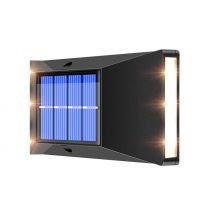 2, 4 or 6 Solar LED Garden Up & Down Wall Lights - 2 Colours