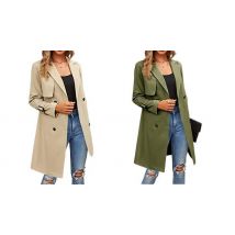 Double Breasted Trench Coat - 4 Colours, 4 Sizes