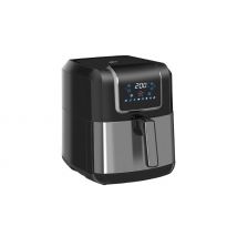 Black HOMCOM 1700w 6.5L Air Fryer Oven with Digital Display