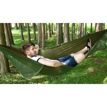 Camping Hammock with Mosquito Cover - 3 Colours & 2 Sizes