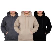 Men's Casual Pullover Fleece Hoodie - 6 Colours & 8 Sizes