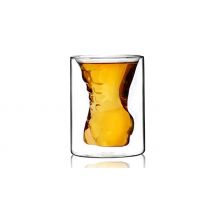 Double-Layer Shaped Drinking Glass - 2 Designs