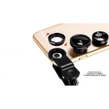 3-in-1 Smartphone Camera Lens Kit - Fish Eye, Macro and Wide Angle