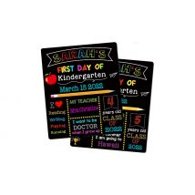 First & Last Day of School Reversible Chalkboard Sign - 2 Designs