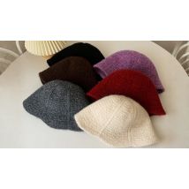 Winter Knitted Bucket Hat - 6 Colours
