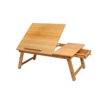 Bamboo Adjustable Folding Laptop Desk
