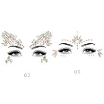 1-3 Set Festival Face Jewels Crystals - 6 Designs