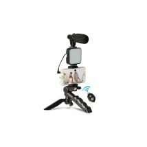 5-Piece Phone Filming Kit With Tripod, Microphone & Bluetooth Remote