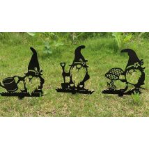 1-4 Garden Decoration Gnome Silhouette - 7 Models